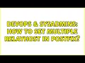 DevOps SysAdmins How to set multiple relayhost in postfix 2 Solutions