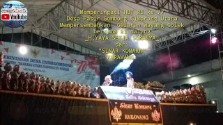 pasir gombong cikarang utara wayang golek ki dalang h yaya setia sukarya dari sinar komara karawang