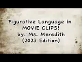 Figurative Language in Movies 2023 Edition