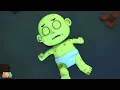 GreenZombie mengatakan di mana gigiku? Lagu Halloween | Lagu Anak Anak