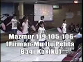Lagu Alkitab: Mazmur 119 :105 - 106 (FirmanMu Pelita Bagi Kakiku) by: saiman djaja