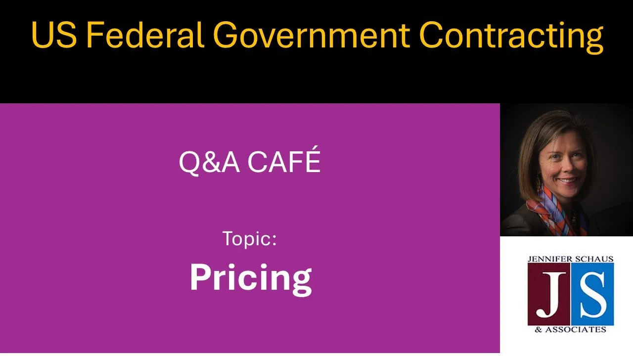 Government Contracting - Pricing - Win Federal Contracts - LIVE Q&A