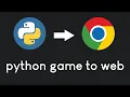 Export Python pygame Game to Web with WebAssembly pygbag tutorial