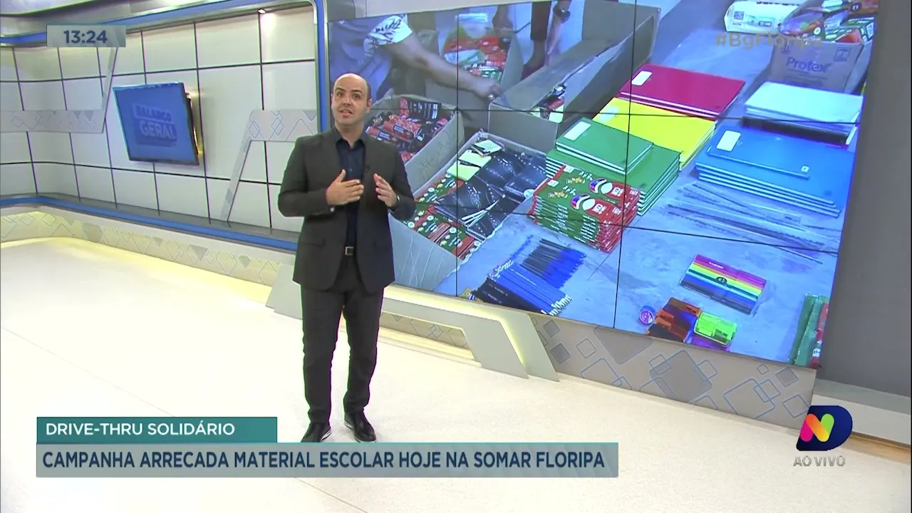 Campanha arrecada material escolar nessa terça-feira na Somar Florianópolis