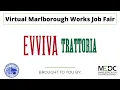 Evviva Trattoria 2020 Virtual Job Fair