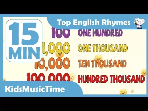 Download MP3 Big Numbers Song and more | + Compilation | KidsMusicTime Nursery Rhymes