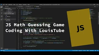 JavaScript Guessing Math Game Coding With LouisTube