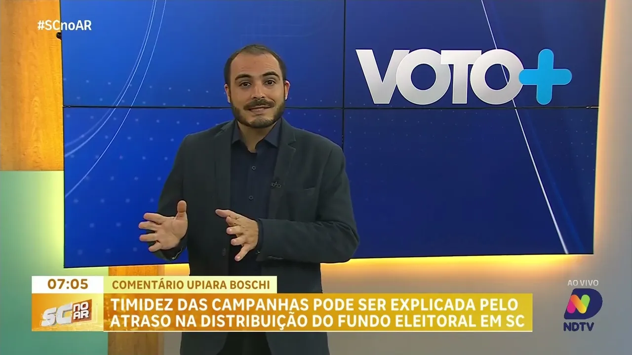 Atraso na distribuição do fundo eleitoral em SC pode explicar timidez das campanhas