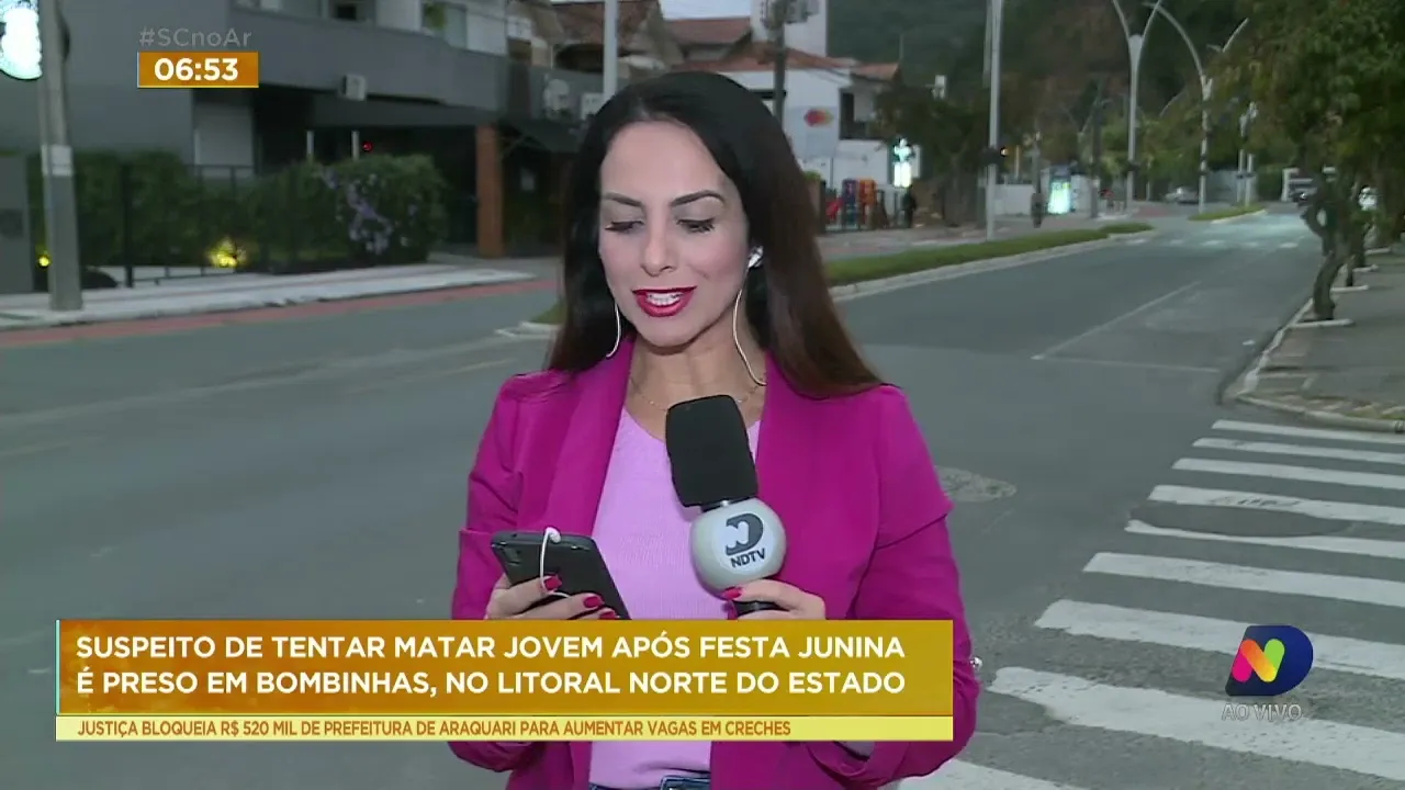 Suspeito de tentar matar jovem após festa junina é preso em Bombinhas, no Litoral Norte de SC