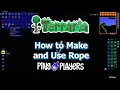 How to Make and Use Rope in Terraria