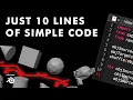 Shuffle Objects With a Simple Script - Blender Tutorial