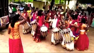 amazing chenda melam performance by indian girls tamil girls kuthu dance tamil village girl 