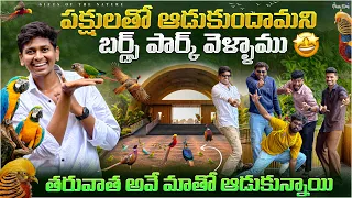 అందరం కలిసి పక్షులపార్క్ వెళ్ళాము🦜🦚 || మనతో పక్షులు ఆడుకున్నాయి😂🦤