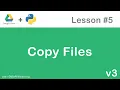 Google Drive API in Python Copy Files
