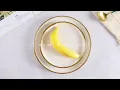 White gold plated dinnerware set
