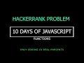 HackerRank 10 days of Javascript Solution Day 1 Functions Hacker Rank 10 days of Javascript