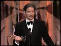 Kevin Kline Wins Supporting Actor 1989 Oscars