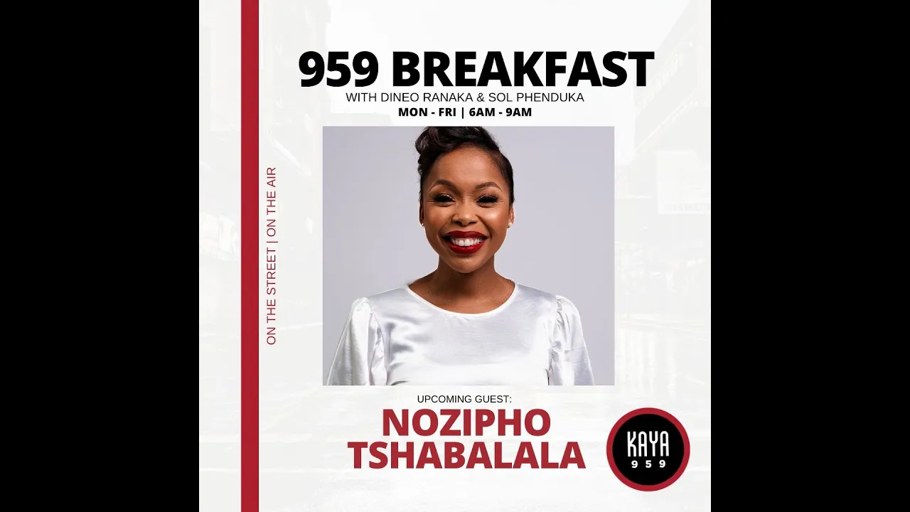 Kaya FM Breakfast Show Interview with Dineo Ranaka and Sol Phenduka.