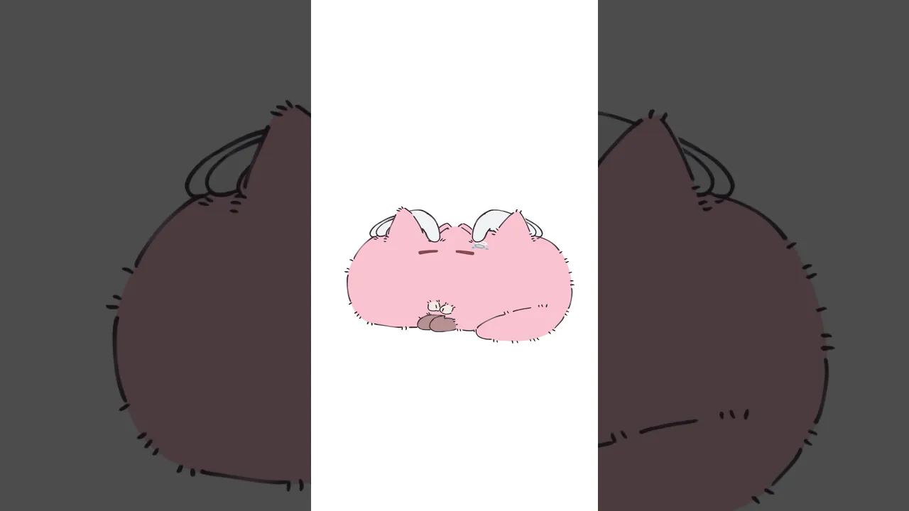 かわいいもふもふなコヨーテ「もふこよ」が弄ばれた結果?もふこよは液体？ #shorts #anime #ホロライブ #hololive #博衣こより #もふこよ #アニメ