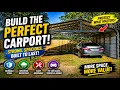 Ultimate Protection 20 X 20 Arrow Double Car Galvanized Steel Carport