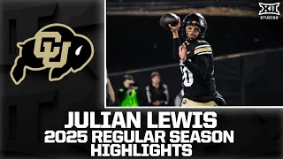 Julian Lewis Regular Season Highlights 2025 Big 12 Football