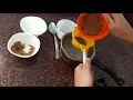 Separation of sand and salt from their mixture