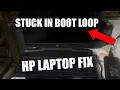 How To Fix HP Laptop Stuck in boot loop and OS Not Booting Problem Solution
