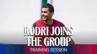 RODRI TAKES CENTRE STAGE RUNNING THE MIDFIELD | FC Barcelona Training 🔵🔴