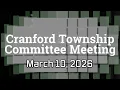 Cranford Town Meeting March 10 2026