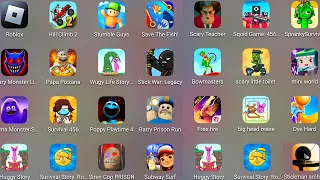 Roblox,Big Head Maze,Poppy Playtime 4,Mini World,BAN Monster Life Challenge 3,Stickman Archer.......