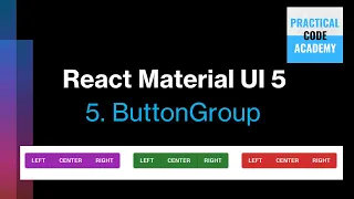 React Material UI 5 5-ButtonGroup