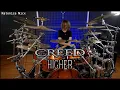 Download Lagu Higher - Creed | Drum cover by Kalonica Nicx