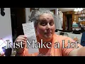 Make a List Menu Plan Chores and Chat