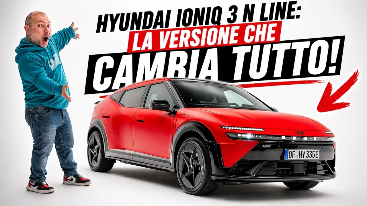 Hyundai IONIQ 3 N Line: la versione che cambia TUTTO!