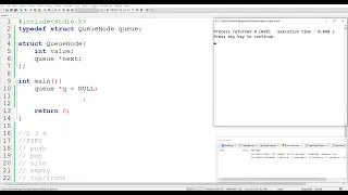 Day 3 Lec 3 Queue using Pointer with C Programming Language