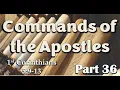 Commands of the Apostles - Part 36