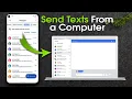 How to Send Text Messages From a Computer with Any Android Phone Samsung Motorola LG OnePlus