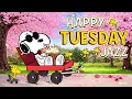 Happy Tuesday Morning with Snoopy Relaxing Cafe Jazz to Study Focus Calm by Jazzy