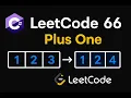 LeetCode 66 Plus One C Solution Array Manipulation