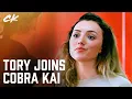 Tory s First Appearance Cobra Kai Peyton List Paul Walter Hauser