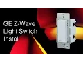 GE In-Wall Smart Switch Install Z-Wave