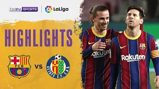 barcelona 5 2 getafe laliga 20 21 match highlights