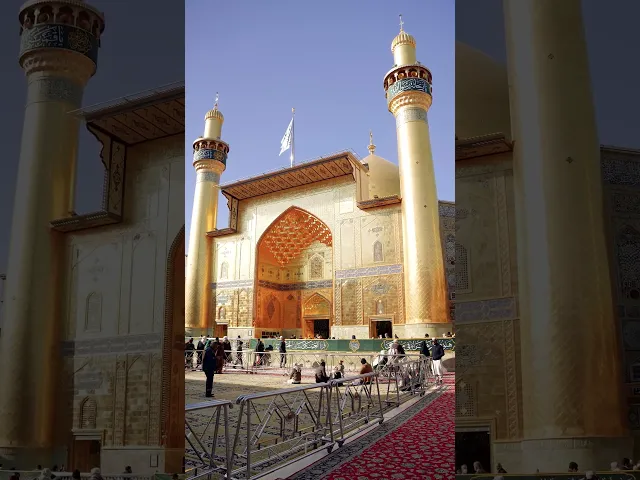 ⁣فيديوهات خام لمرقد امير المؤمنين علي ابن ابي طالب عليه السلام (19) بدون حقوق و بدقة 4k 60p (2026)