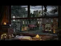 British Street View from a Study Room - Rain and Thunder Ambience for Study and Relaxation