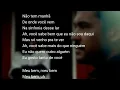 Você sabe bem, Jovem Dionisio e Terno Rei - Karaokê 