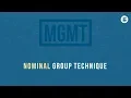 Nominal Group Technique