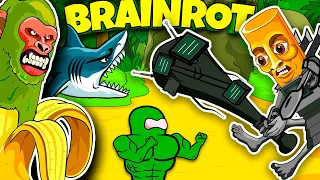 Among Us VS Italian Brainrot Memes: Tung Tung Sahur x Tralalero