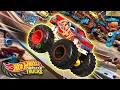 Lagu Demo Derby's Junkyard Jamboree! + More Hot Wheels Monster Truck Videos 1 HR