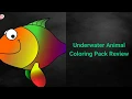 Underwater Animal Coloring Pack Review - Children s Coloring Book Pack