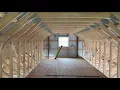 Attic Style Trusses Post Frame Room Old Fort Ohio